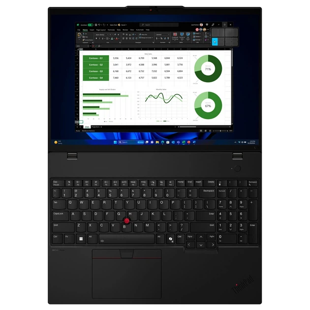 Ноутбук Lenovo ThinkPad L16-G1 16" WUXGA IPS AG, Intel U5-125U, 32GB, F1TB, UMA, DOS, черный - Фото 2 Ноутбук Lenovo ThinkPad L16-G1 16" WUXGA IPS AG, Intel U5-125U, 32GB, F1TB, UMA, DOS, черный - изображение 2
