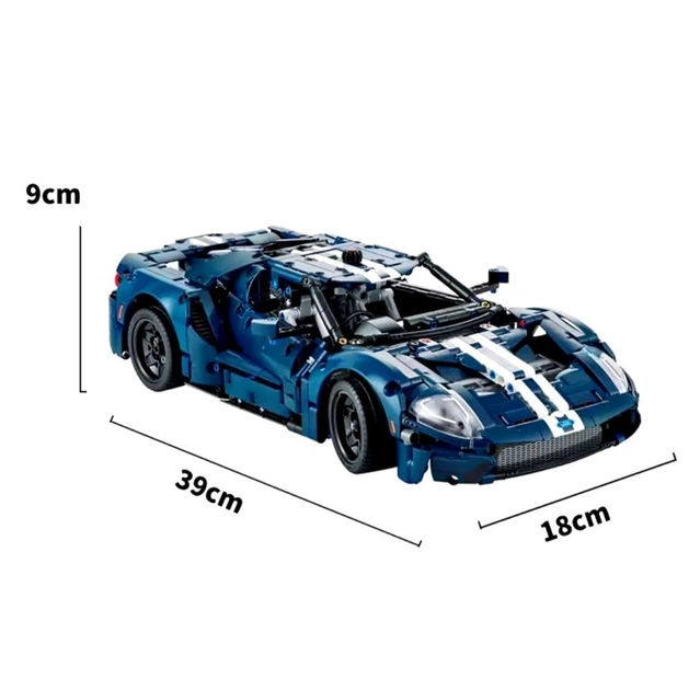 Конструктор Technic Ford GT 1466 деталей синій спортивний автомобіль (42154) - Фото 4 Конструктор Technic Ford GT 1466 деталей синій спортивний автомобіль (42154) - зображення 4