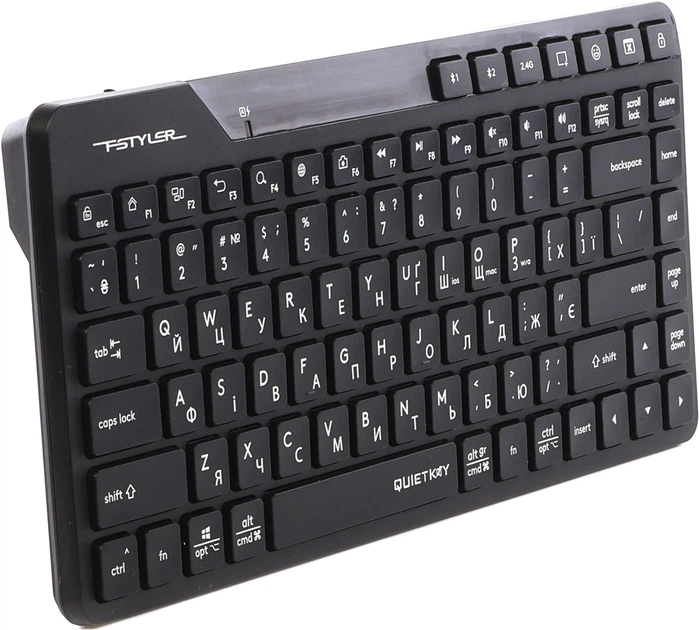 Клавіатура бездротова A4Tech Fstyler FBK26C AS, чорний 305313 - зображення 3