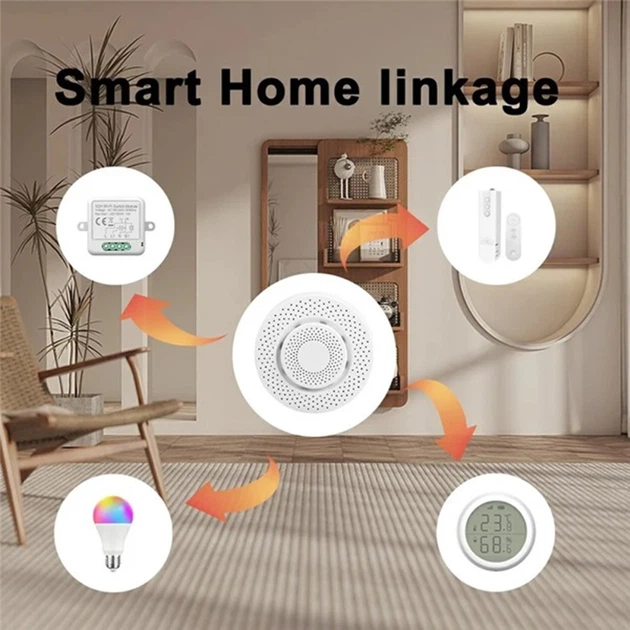 Wifi датчик анализатор качества воздуха по 5 параметрам Smart air box 01-Z, Tuya smart life app (101164) - изображение 6