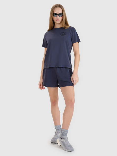 Футболка бавовняна жіноча 4F 4FWSS25TTSHF1988-22S 2XL Синя (5905700407348) - зображення 3