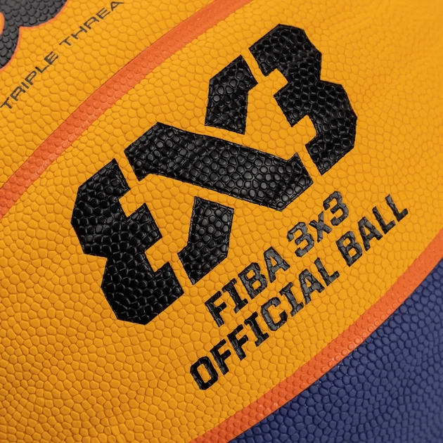 М'яч для стрітболу Wilson FIBA 3X3 Official Game Ball OMB WTB0533XB баскетбольний професійний з композитної шкіри розмір 6 - зображення 3
