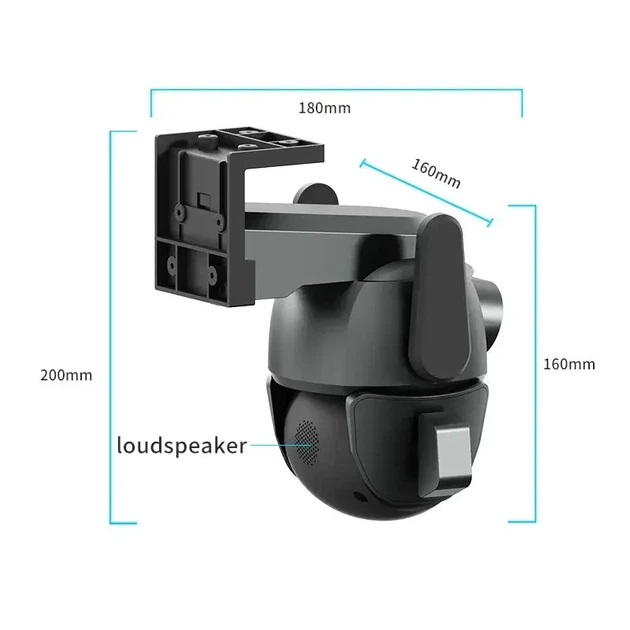 IP камера видеонаблюдения RIAS Q821 (CareCamPro APP) Wi-Fi 2 объектива 2MP+2MP уличная с удаленным доступом - изображение 11