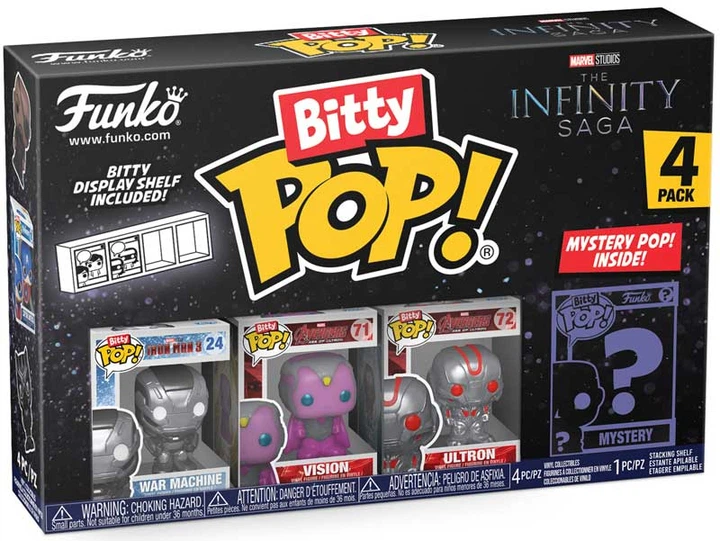 Набір фігурок Funko Bitty Pop Месники класика 12 шт 76997 (889698769976) - зображення 4