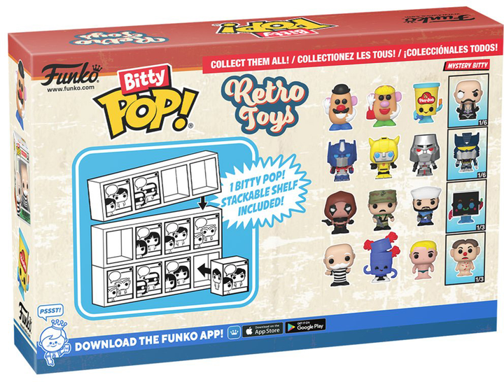Набір фігурок Funko Bitty Pop Retro Toys GI Joe 4 шт 75448 (889698754484) - зображення 3