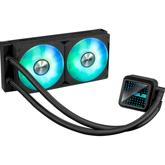 Система водяного охолодження Asus Prime LC 240 4-pin 2-fans 240mm ARGB (90RC0111-B0EAY0) - Фото 3 Система водяного охолодження Asus Prime LC 240 4-pin 2-fans 240mm ARGB (90RC0111-B0EAY0) - зображення 3