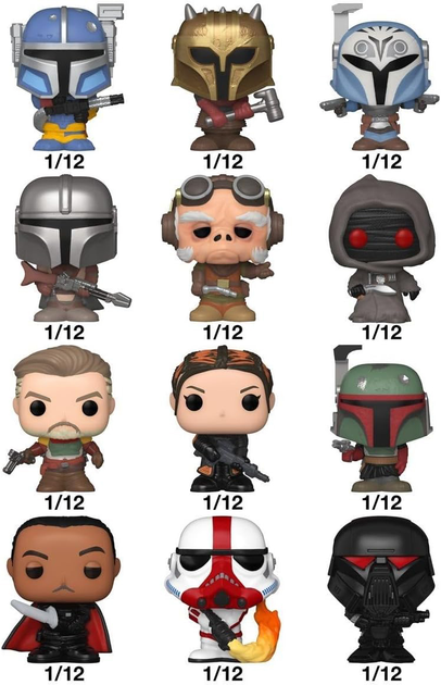 Набір фігурок Funko Bitty Pop Mandalorian 36 шт 76401 (889698764018) - зображення 4