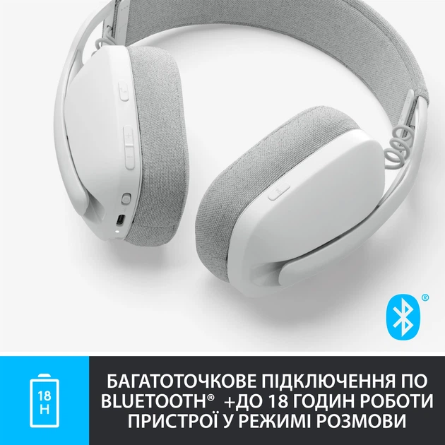 Наушники Logitech Zone Vibe 100 Wireless Off White (981-001219) - изображение 6