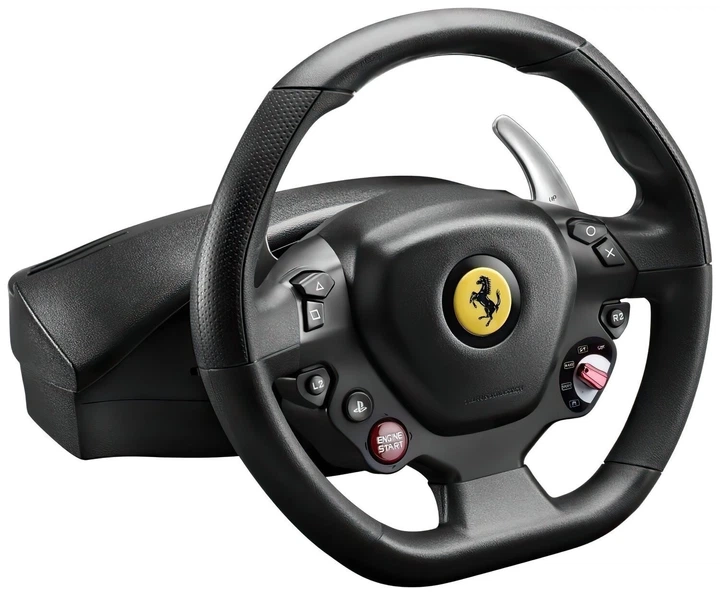 Дротове кермо Thrustmaster T80 Ferrari 488 GTB Edition PC/PS4/PS5 Black (4160672) - Фото 3 Дротове кермо Thrustmaster T80 Ferrari 488 GTB Edition PC/PS4/PS5 Black (4160672) - зображення 3