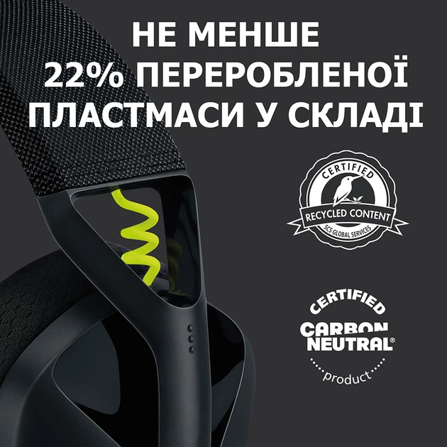 Наушники Logitech G435 LIGHTSPEED Wireless Gaming Headset - Black (981-001050) - Фото 7 Наушники Logitech G435 LIGHTSPEED Wireless Gaming Headset - Black (981-001050) - изображение 7