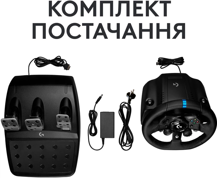 Дротове кермо Logitech G923 Racing Wheel and Pedals for Xbox One and PC (941-000158) - зображення 11