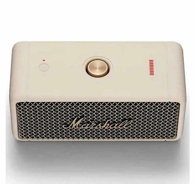 Портативная акустика (bluetooth-колонка) Marshall Emberton Cream (1005945) (Asian Version) - Фото 2 Портативная акустика (bluetooth-колонка) Marshall Emberton Cream (1005945) (Asian Version) - изображение 2