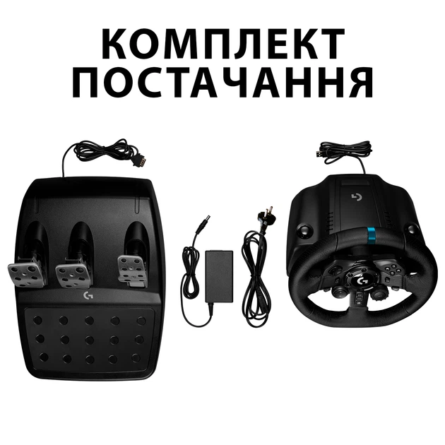 Проводной руль Logitech G923 Racing Wheel and Pedals for PS4 and PC (941-000149) - изображение 10