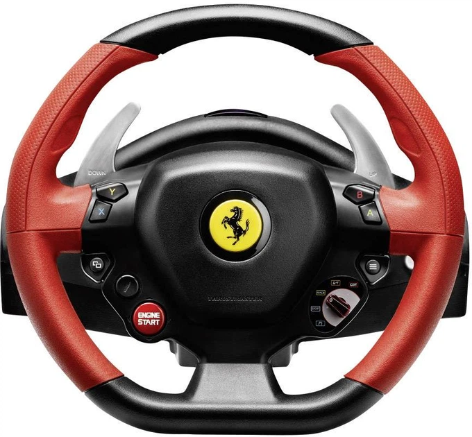 Руль с педалями Thrustmaster Ferrari 458 Spider (4460105) [72428] - изображение 3