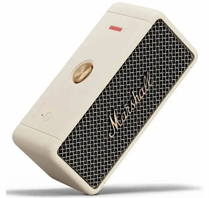 Портативная акустика (bluetooth-колонка) Marshall Emberton Cream (1005945) (Asian Version) - Фото 4 Портативная акустика (bluetooth-колонка) Marshall Emberton Cream (1005945) (Asian Version) - изображение 4