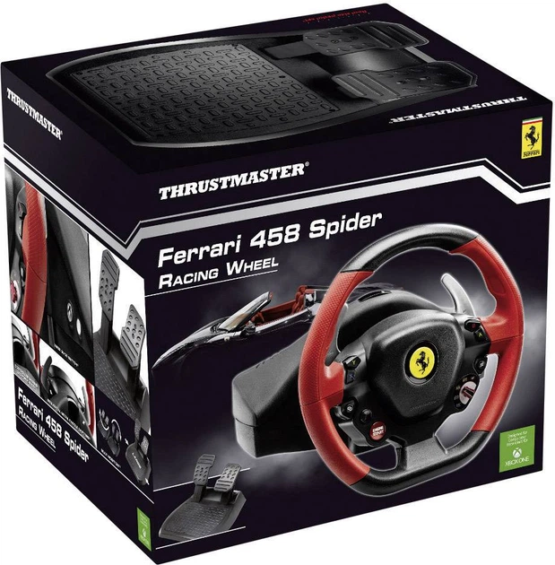 Руль с педалями Thrustmaster Ferrari 458 Spider (4460105) [72428] - изображение 7