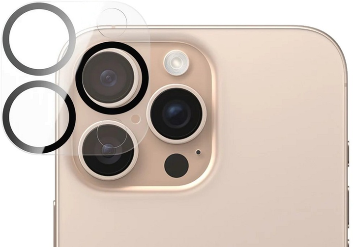 Szkło hartowane Panzer Glass PicturePerfect Camera Lens Protector do iPhone 16 Pro / 16 Pro Max Transparrent (5715685002977) - obraz 3