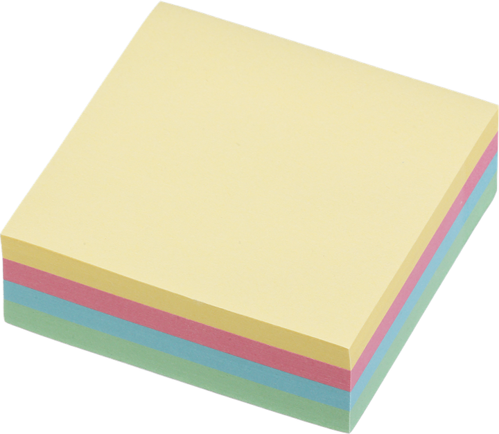 Упаковка бумаги для заметок Buromax Pastel с клейким слоем 75х75 мм 250 листов х 2 шт (BM.2315-99.2) - изображение 3