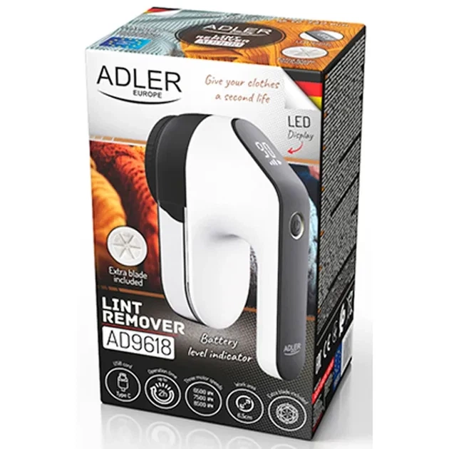 Машинка для зняття кошлатання ADLER AD-9618 - изображение 4