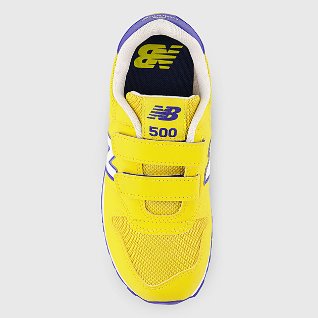 Sneakersy dziecięce dla dziewczynki na rzepy New Balance 500 PV500HB1 34.5 (2.5US) Żółte (196432578634) - obraz 4