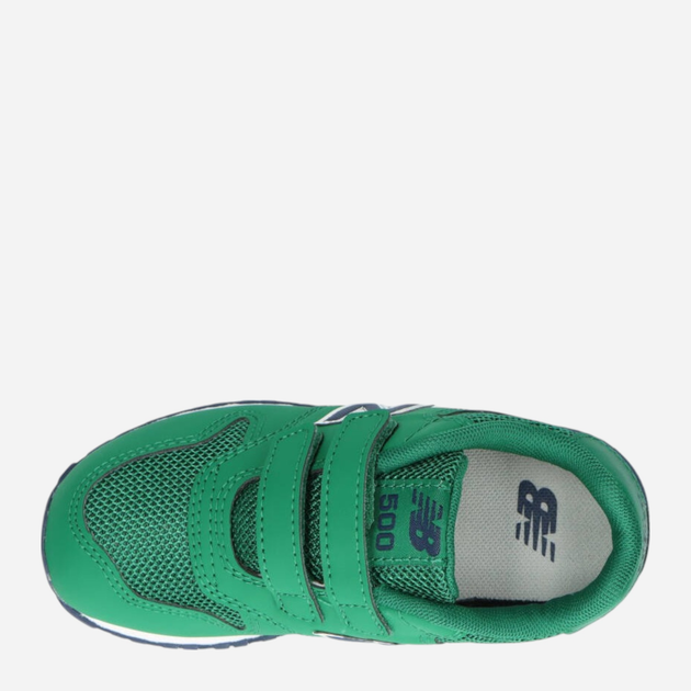 Sneakersy chłopięce na rzepy New Balance 500 IV500CP1 25 (8US) Zielone (196432599042) - obraz 8