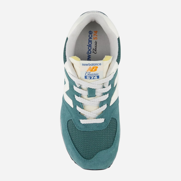 Sneakersy młodzieżowe chłopięce New Balance 574 GC574VPG 37 (4.5US) Turkusowe (197967811623) - obraz 4