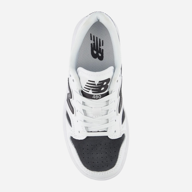 Sneakersy młodzieżowe chłopięce New Balance 480 GSB480VB 38 (5.5US) Białe (197967901904) - obraz 4