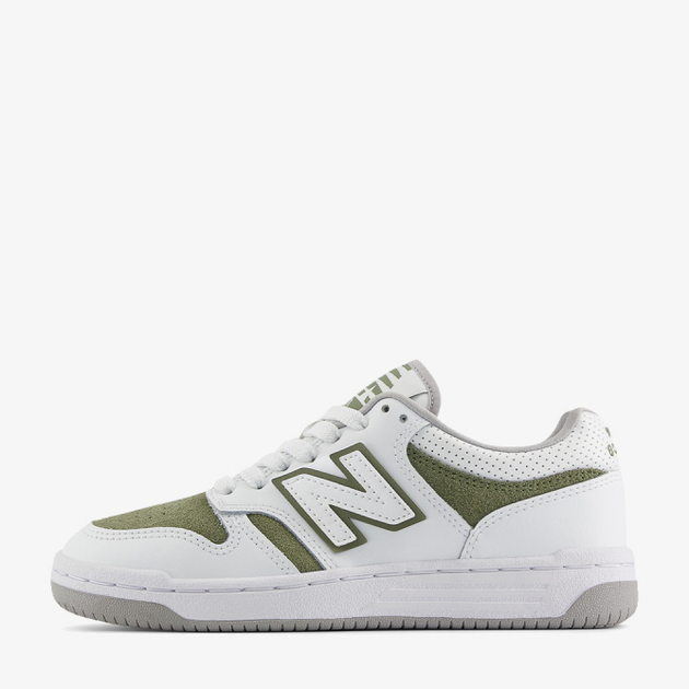 Sneakersy młodzieżowe chłopięce New Balance 480 GSB480VO 37 (4.5US) Białe (197967902062) - obraz 3