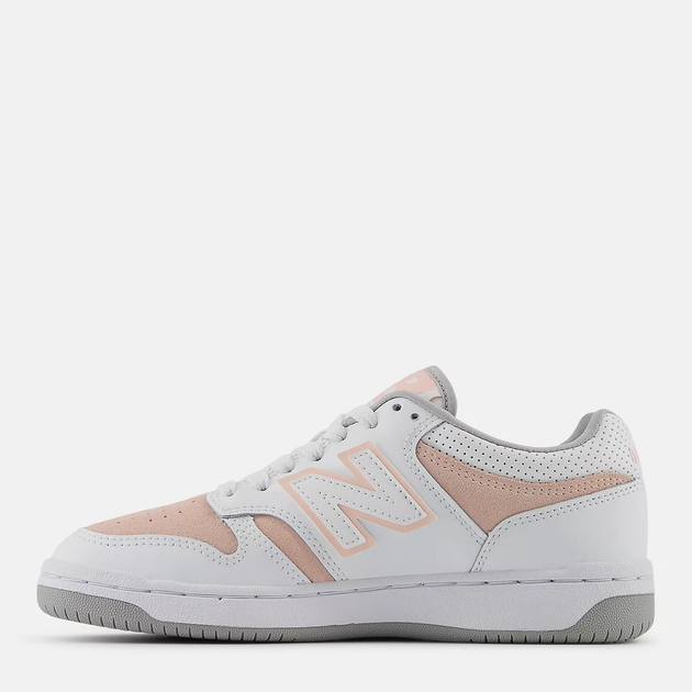 Sneakersy młodzieżowe dziewczęce New Balance 480 GSB480VP 37.5 (5US) Białe (197967902345) - obraz 3