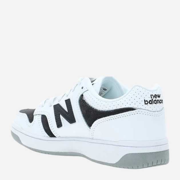 Sneakersy młodzieżowe chłopięce New Balance 480 PSB480VB 35 (3US) Białe (197967910876) - obraz 3