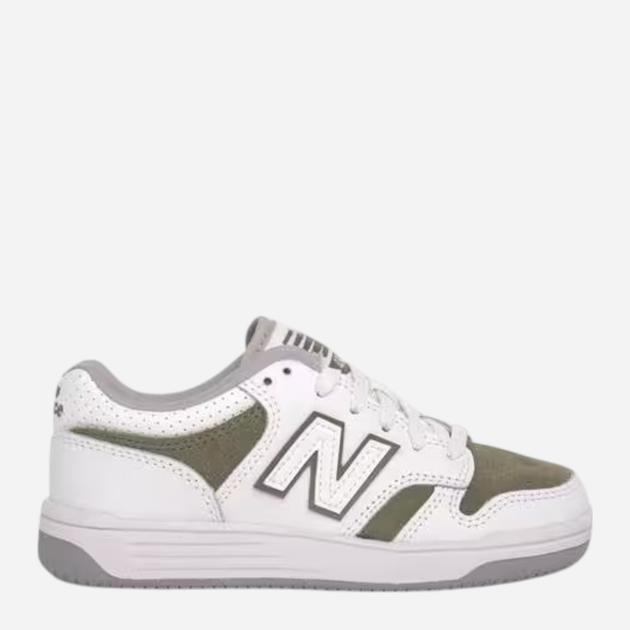Sneakersy chłopięce New Balance 480 PSB480VO 30 (12US) Białe (197967911163) - obraz 1