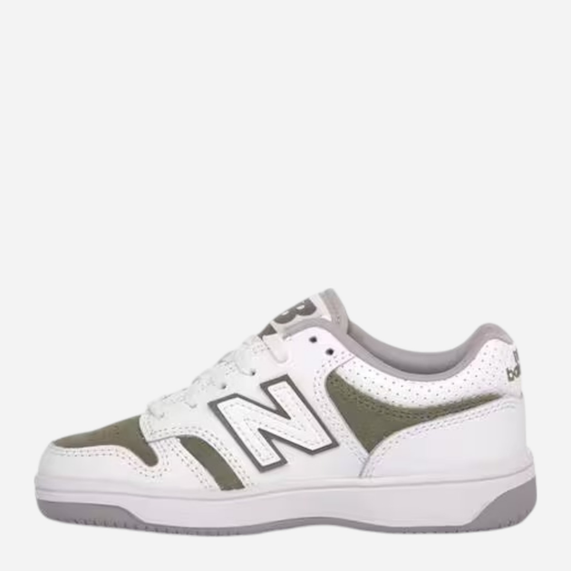 Sneakersy młodzieżowe chłopięce New Balance 480 PSB480VO 35 (3US) Białe (197967911125) - obraz 3