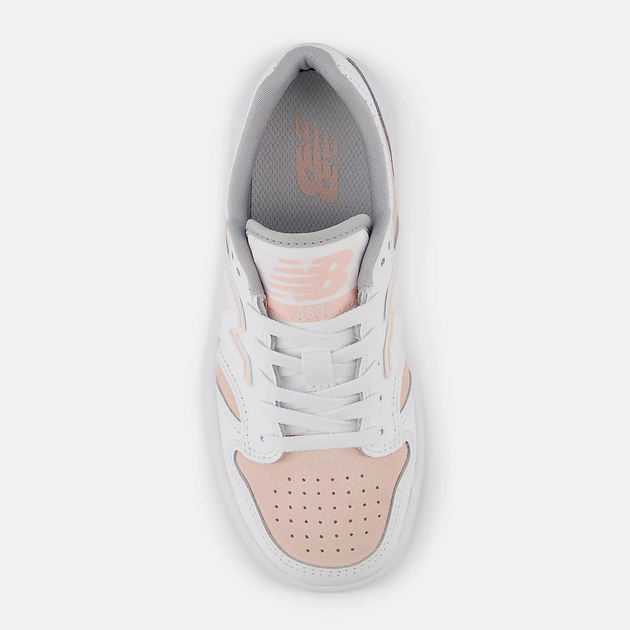 Sneakersy dziecięce dla dziewczynki New Balance 480 PSB480VP 30 (12US) Białe (197967911910) - obraz 5