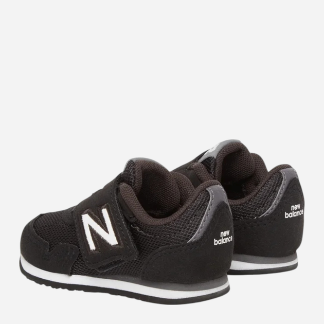Sneakersy chłopięce na rzepy New Balance 323 IV323BK 27.5 (10US) Czarne (197968172983) - obraz 3