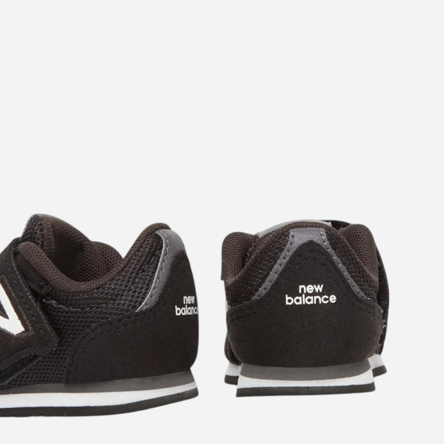 Sneakersy chłopięce na rzepy New Balance 323 IV323BK 27.5 (10US) Czarne (197968172983) - obraz 5