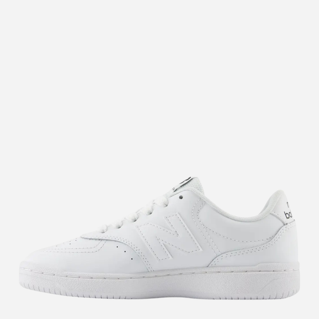 Sneakersy młodzieżowe chłopięce z białą podeszwą New Balance B80 GSB80WW 37.5 (5US) Białe (197968176042) - obraz 3