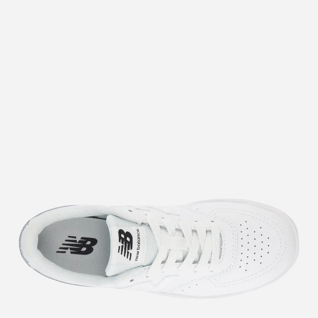 Підліткові шкіряні кросівки для хлопчика New Balance B80 GSB80WW 38 (5.5US) Білі (197968176059) - зображення 4