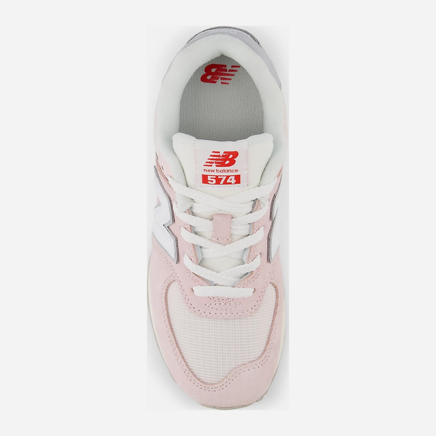Підліткові кросівки для дівчинки New Balance 574 GC574BKM 40 (7US) Рожеві (197968179289) - зображення 4