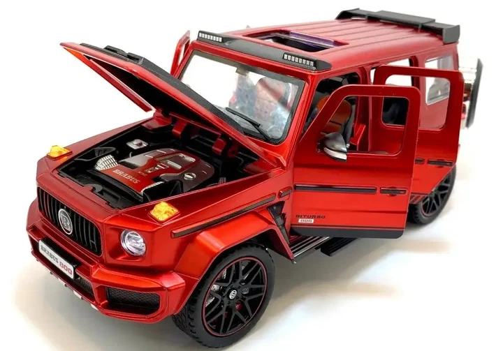 Машинка металева дитяча Гелік Mercedes Benz BRABUS 77070 Auto Expert Червоний - зображення 2
