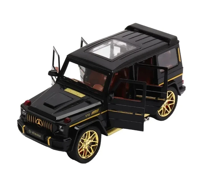 Джип металевий Gelandewagen Mercedes G65 Brabus 1:24 масштаб, світло, звук, відкриваються двері EL 4125 - зображення 5