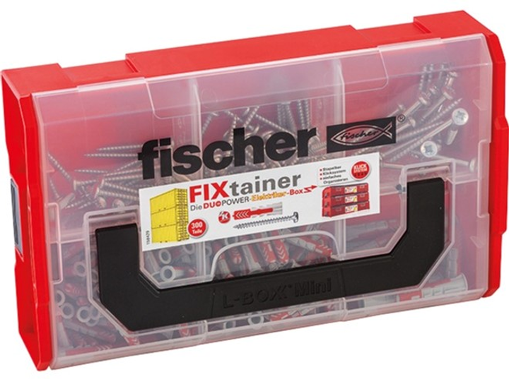 Набір шурупів і дюбелів Fischer FixTainer DuoPower 300 шт. (535970) - зображення 1