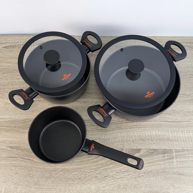 Кастрюля Vitrinor Chef Collection с антипригарным покрытием и с крышкой 20 см (2112160) - изображение 8