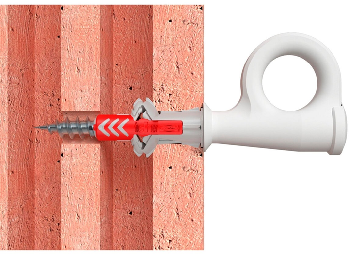 Zestaw śrub i kołków rozporowych Fischer EasyHook Loop DuoPower 8x40 25 szt. (4048962459548) - obraz 6
