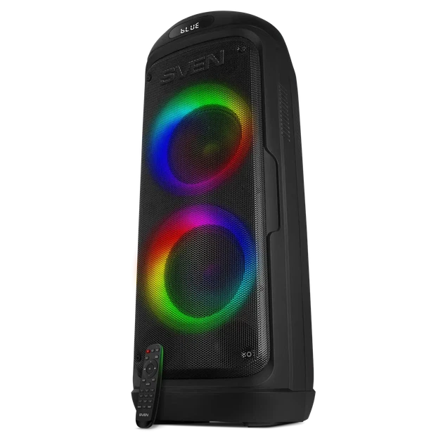 Акустическая система SVEN PS-770 Black 100Вт, TWS, bluetooth, подсветка, FM - Фото 2 Акустическая система SVEN PS-770 Black 100Вт, TWS, bluetooth, подсветка, FM - изображение 2