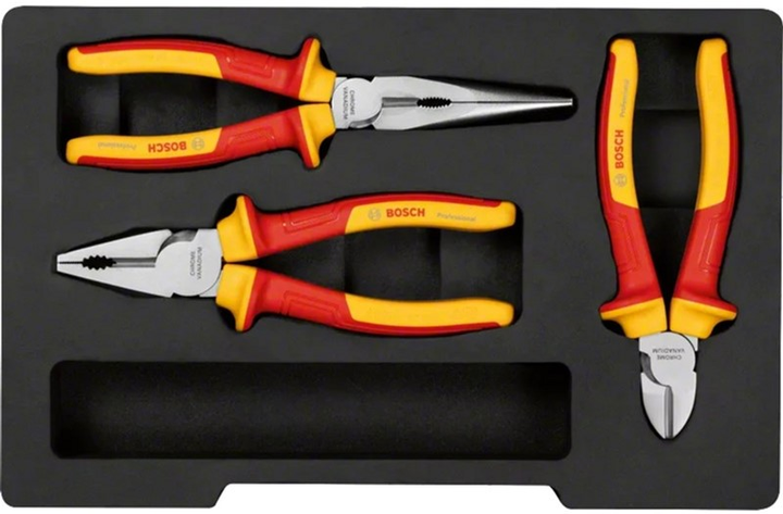 Набір плоскогубців Bosch VDE Professional 1000 V 3 шт. (1600A02NG0) - зображення 3