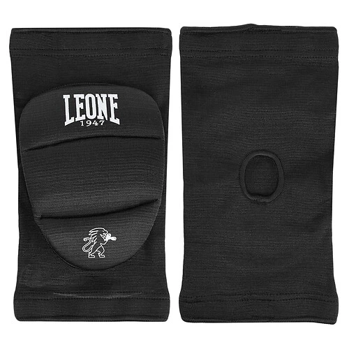 Наколінник спортивний Бавовна / Еластан LEONE розмір L-XL колір чорний 2 шт PR328 - зображення 6