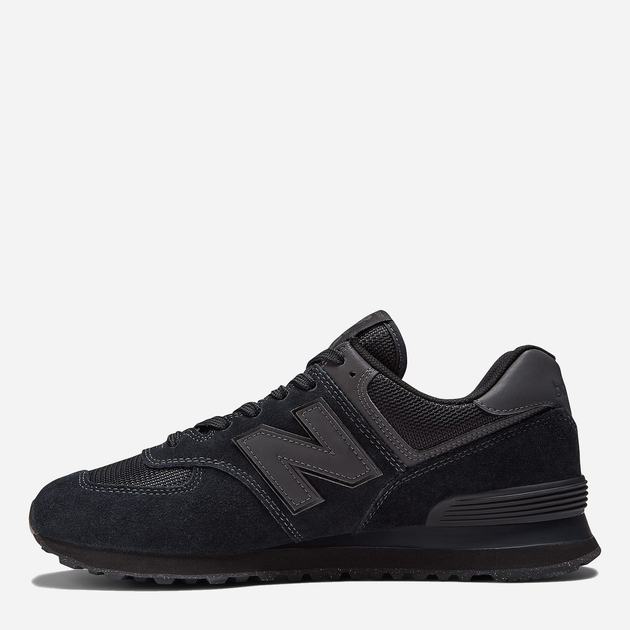 Buty sportowe męskie New Balance 574 ML574EVE 40.5 (7.5US) Czarne z ciemnoszarym (195907808511) - obraz 4
