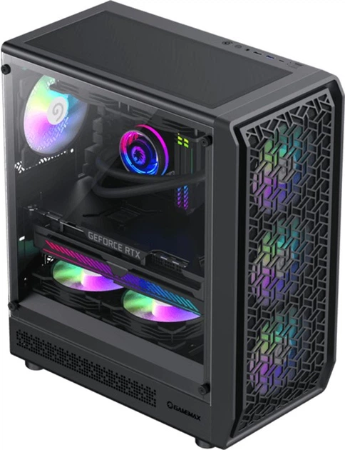 Корпус GameMax Forge MB з 4 RGB вентиляторами - Фото 3 Корпус GameMax Forge MB з 4 RGB вентиляторами - зображення 3