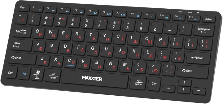 Клавіатура Maxxter KBW-C01B-UA Black - зображення 2