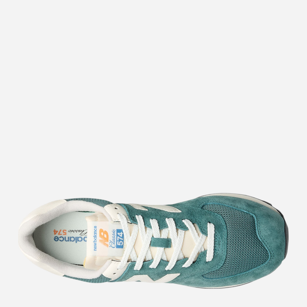 Чоловічі кросівки New Balance 574 U574VPG 45 (11US) Бірюзові (197967951978) - зображення 5